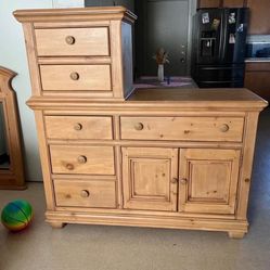 Furniture Dresser Whit Mirror 