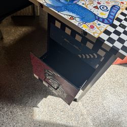 Desk and Filing Cabinet - free 