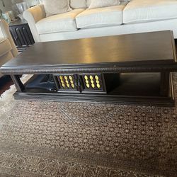 Antique Coffe Table And One Side Table 