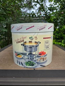 Vintage Roshco Chrome Fondue/Cheese Maker