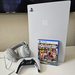 Sony Playstation 5 Disc Version PS5 Console - 4K-TV Gaming, 120Hz 8K Output, 16GB GDDR6, 825GB SSD, WiFi 6, Bluetooth 5.1