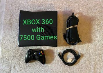 XBOX 360  + 7500 GAMES