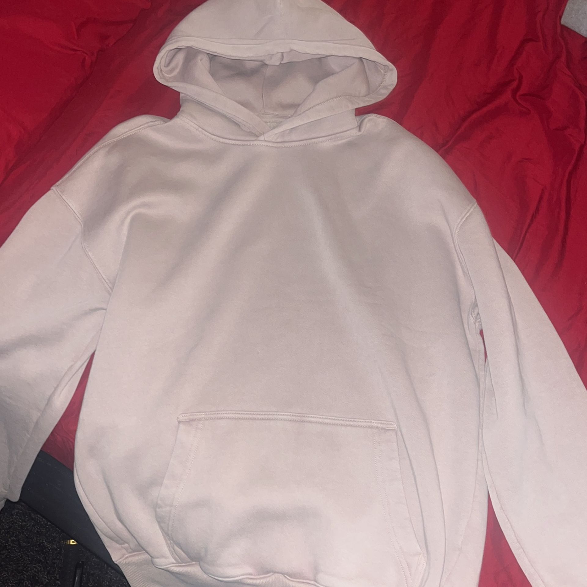 Beige Hollister Pullover Hoodie
