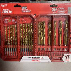 Milwaukee 29 pc Titanium Drill Bit Set