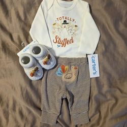 NWT Newborn Baby Thanksgiving Clothes