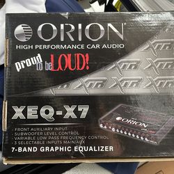 Orion XEQ-X7 ( 7-Band Graphic Equalizer
