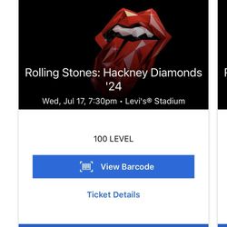 2x Tickets Rolling Stones: Hackney Diamonds 7/17