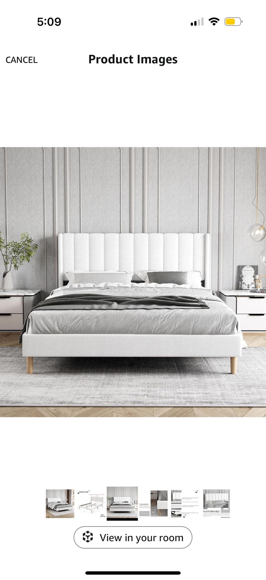 White Bed Frame
