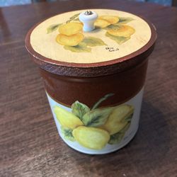 Vintage Lemon Design, Lemon Pottery
