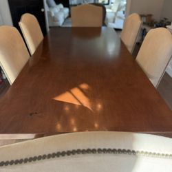 Restoration Hardware Dining Table And 6 Chairs 