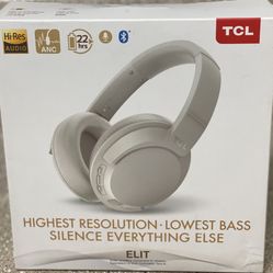 TCL ELIT400NC Wireless Hi-Res Noise Cancelling On-Ear Bluetooth Headphones(Grey)