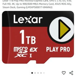 Nintendo Switch 2 1tb Express Card Lexar
