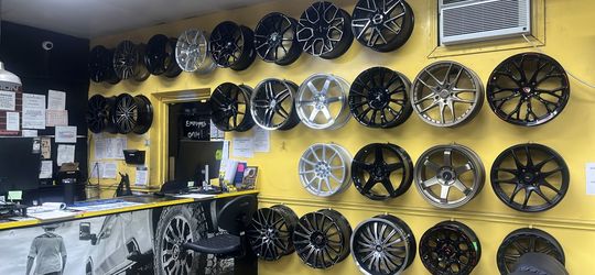 COMPACT CAR WHEELS AND TIRES $40 DOWN