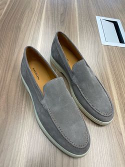 High end brand new Magnanni suede loafers men’s Euro 44 US size 11