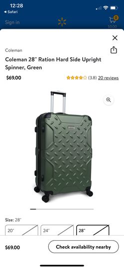 Hunter Green Luggage By Coleman for Sale in Gilbert AZ OfferUp