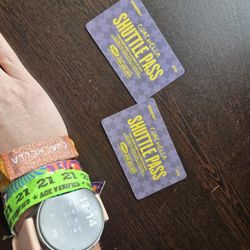 2x Shuttle Passes Sunday 4/12