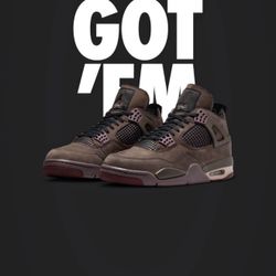 Jordan 4 A Ma Maniere Size 11.5 Dark Mocha 