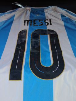 Argentina Messi Authentic Soccer Team Jersey