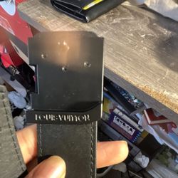 Black Leather Louis Vuitton