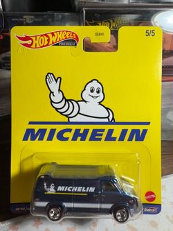 Custom GMC Panel Van Michelin Livery Hotwheel