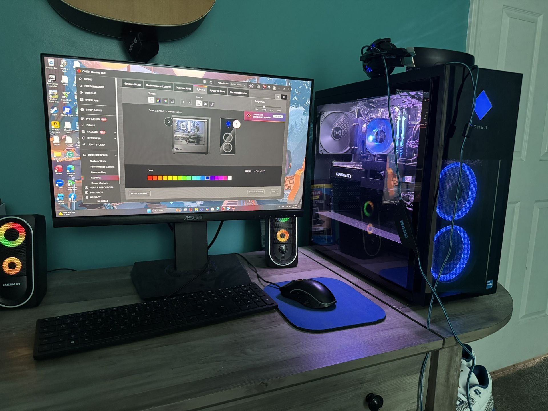HP omen 40L