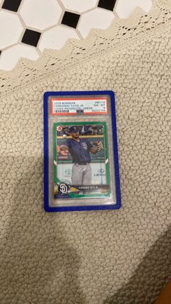 2018 Bowman Fernando Tatis Jr. PSA 8 Green Parallel /99