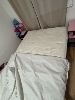 Full size mattress & box spring.