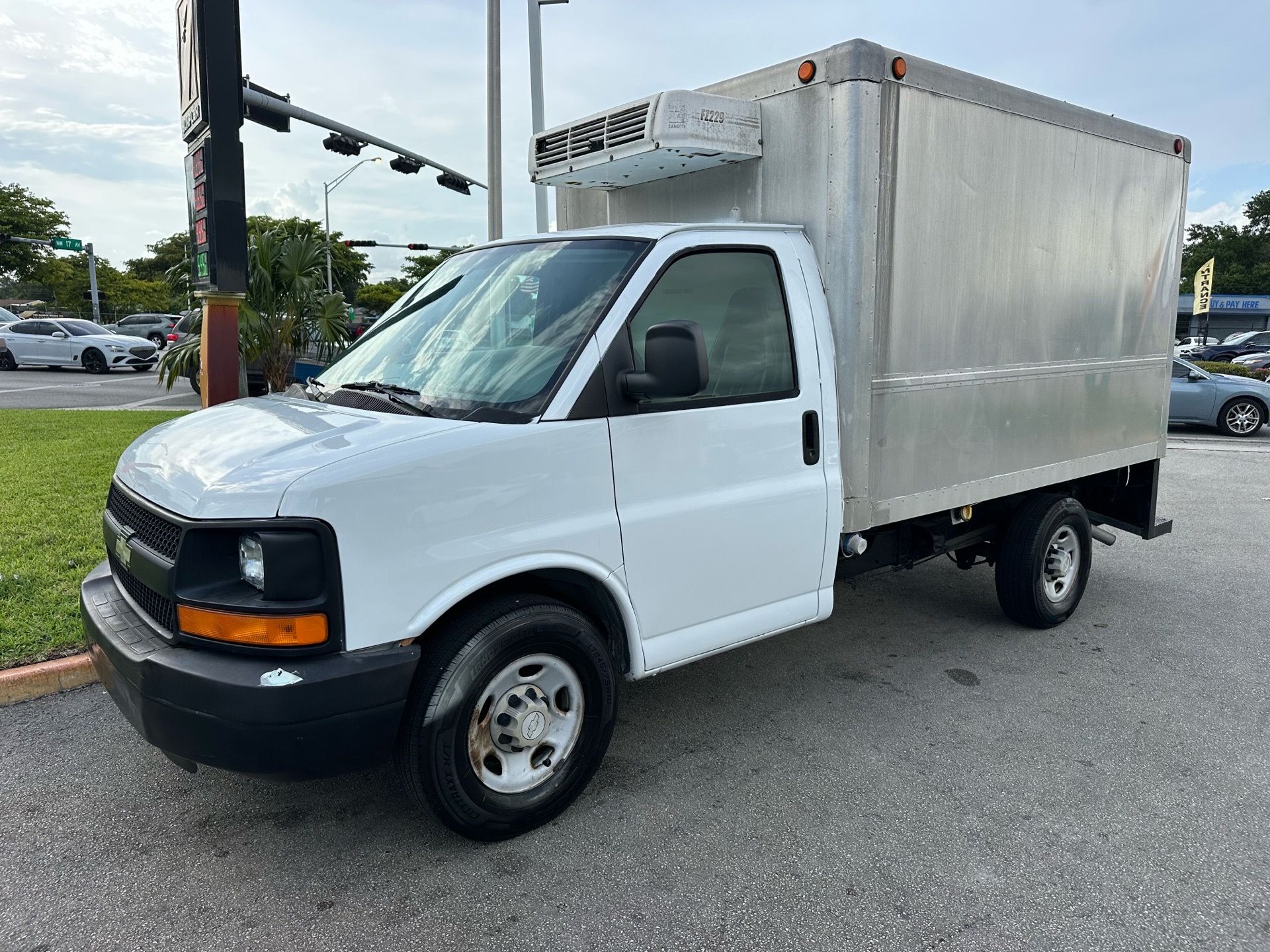 2008 Chevy 3500 refrigerator bed