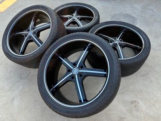 Rims 24 inches 5 lugs rines 5x5.5 mm equal 5x139.7 rines y llantas