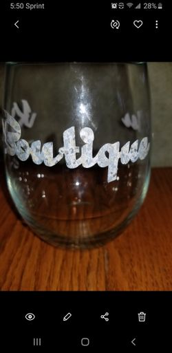 Wine and shot glasses, votive holders