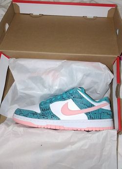 Nike Dunk Low Snakeskin Washed Teal