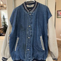 Pala Casino Blue Jean Letterman’s Large Jacket