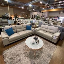 Top Grain Leather Sofa Living Room Furniture