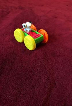 Vintage 1990's 101 Dalmations Adventures McDonalds Happy Meal Toy Flip Car Snake and Dog
