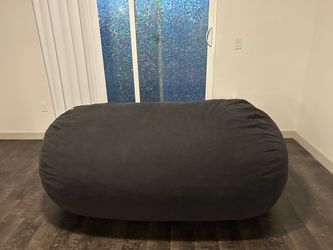 Big Joe Extra Large Memory Foam Bean Bag Sofa with Soft Removable Cover