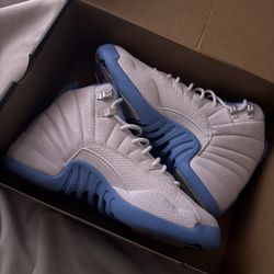Air Jordan Retro 12 White/Univeristy Blue