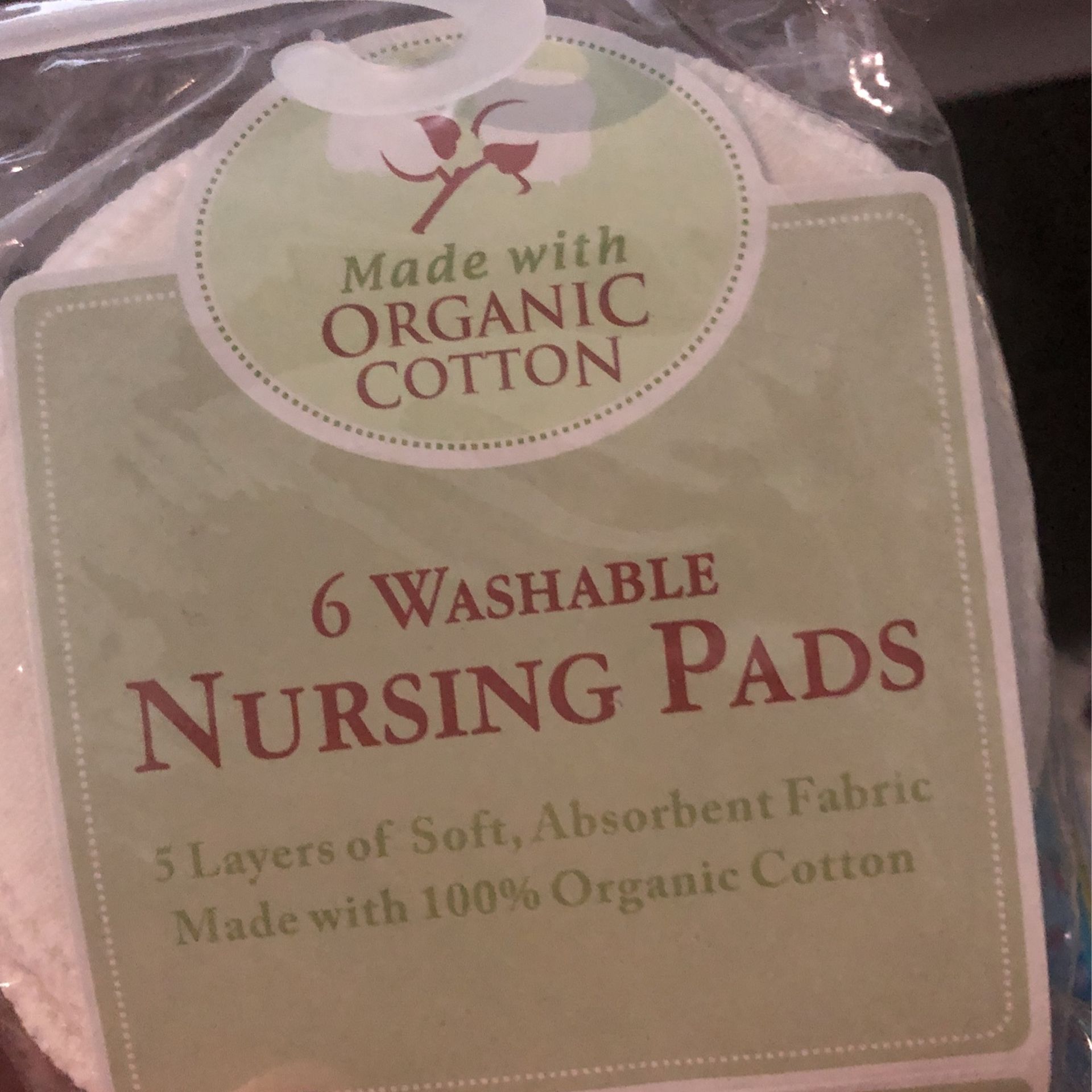 Lansino Stay Dry For Breastfeeding Pads, Washable Nursing Pads