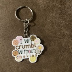 Crumbl Cookie Keychain 