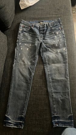 Purple jeans