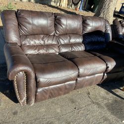 Leather couches