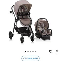 Evenflo stroller with car seat