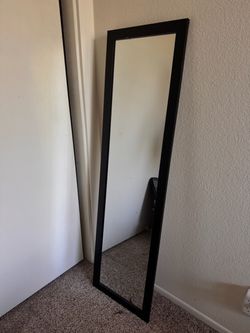 Tall Standing Mirror with Frame