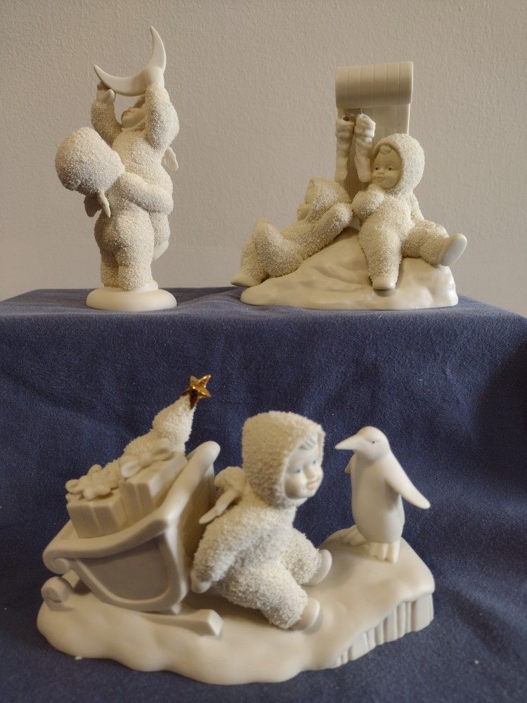 Dept 56 Snowbabies - Collection of 3 Pieces