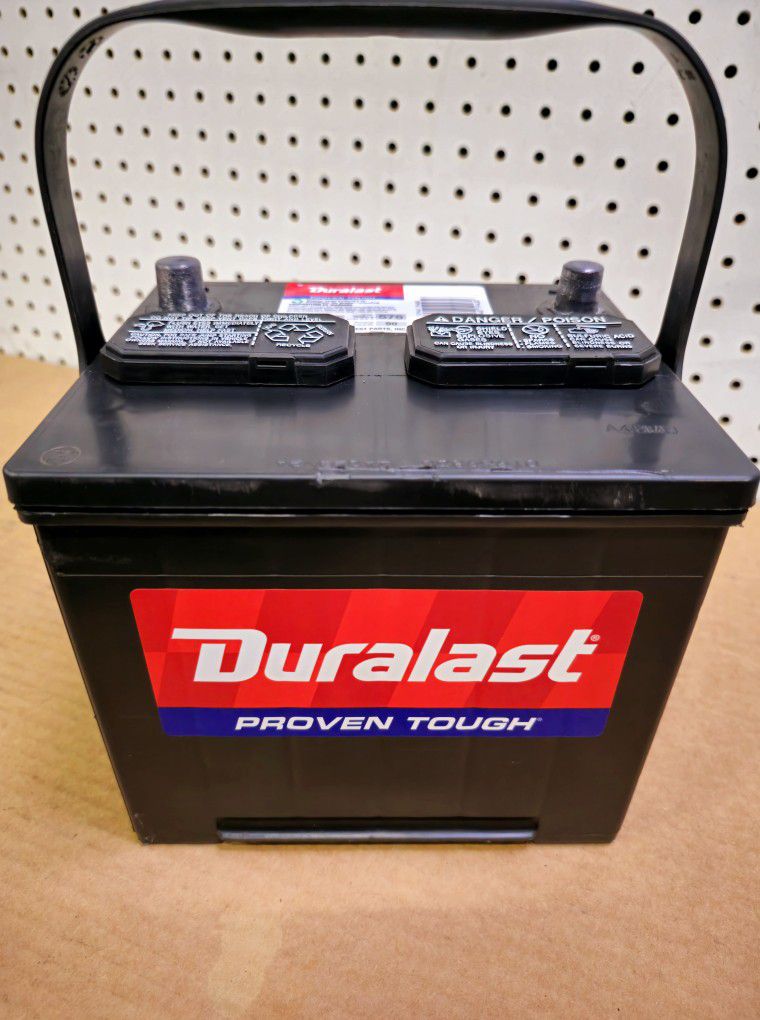 100% Healthy Car Battery Group Size 26R Duralast (2024)- $60 With Core Exchange/ Bateria Para Carro Tamaño 26R (2024)