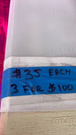 Vintage RV fluorescent light set