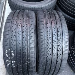 Par De Llantas Usadas En Muy Buenas Condiciones Marca Bridgestone 225/40 R19 Instaladas Y Balanceadas Por El Mismo Precio 