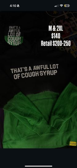 Awful Lot Of Cough Syrup Hoodie