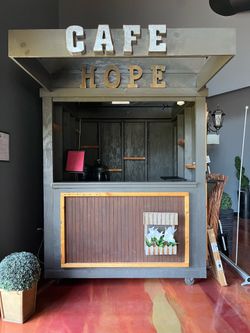 Mobile Cafe Stand
