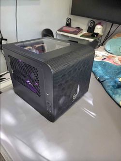 Custom Mini-ITX Gaming PC - Ryzen 5 7600 + RTX 4060 Ti | Thermaltake Core V1 | Windows 11