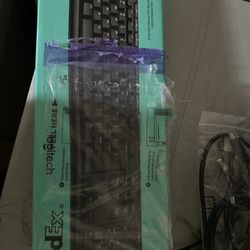 Wireless Keyboard And Mouse  And two monitors 